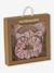 Coffret accessoires fille coton imprimé fleuri rose pâle 2 - vertbaudet enfant 