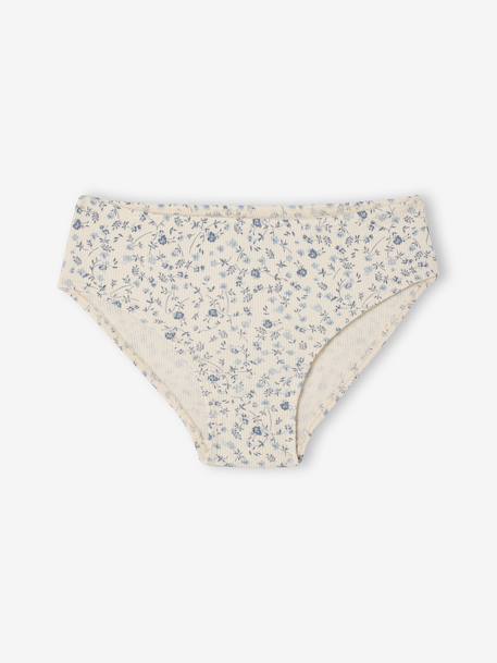 Lot de 5 culottes fille côtelées écru 5 - vertbaudet enfant 