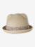 Chapeau paille bébé fille ruban sable 1 - vertbaudet enfant 
