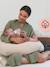 Coussin de maternité Doomoo beige imprimé+Buddy ethnic+Buddy taupe+Tetra sand 24 - vertbaudet enfant 