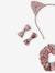 Coffret accessoires fille coton imprimé fleuri rose pâle 3 - vertbaudet enfant 