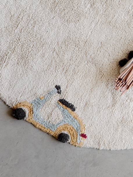 Tapis lavable Roues beige 2 - vertbaudet enfant 