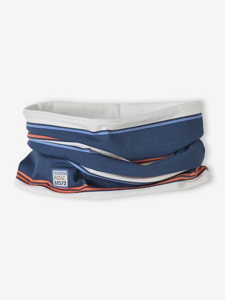 Snood rayé coton écru 1 - vertbaudet enfant 