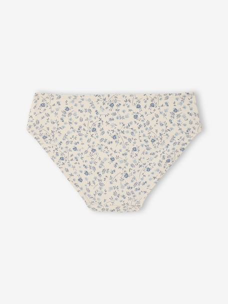 Lot de 5 culottes fille côtelées écru 7 - vertbaudet enfant 