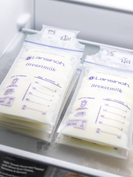 Sachets de conservation du lait maternel 50 pièces blanc 4 - vertbaudet enfant 