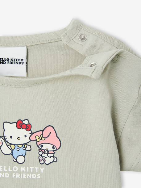 Ensemble Hello Kitty T-shirt et short rayé vert 5 - vertbaudet enfant 