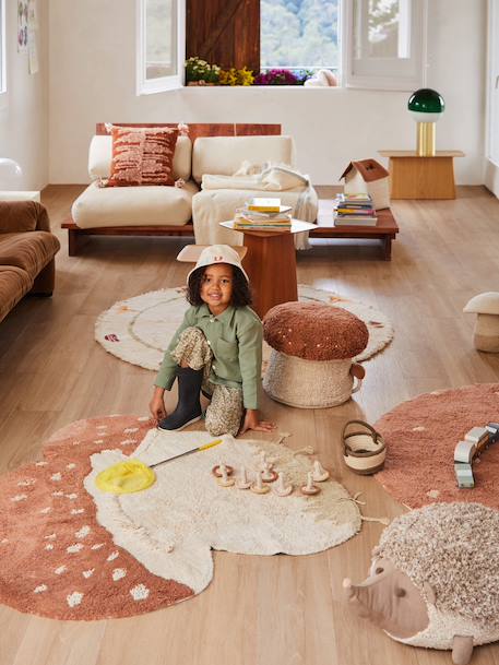 Tapis lavable Champignon beige 1 - vertbaudet enfant 