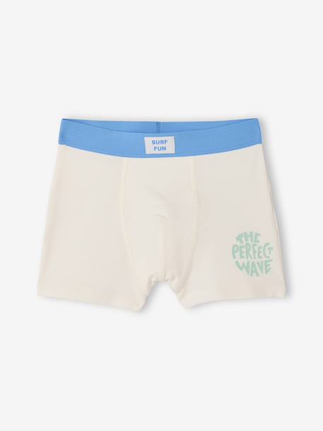 Lot de 5 boxers garçon surf bleu 2 - vertbaudet enfant 