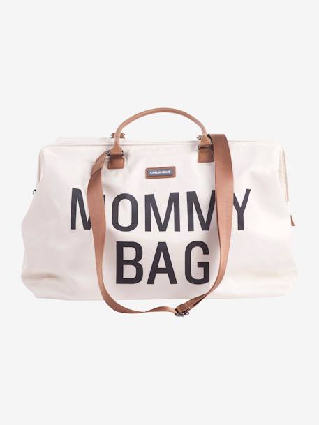 Sac à langer Mommy Bag large blanc cassé+noir or 2 - vertbaudet enfant 