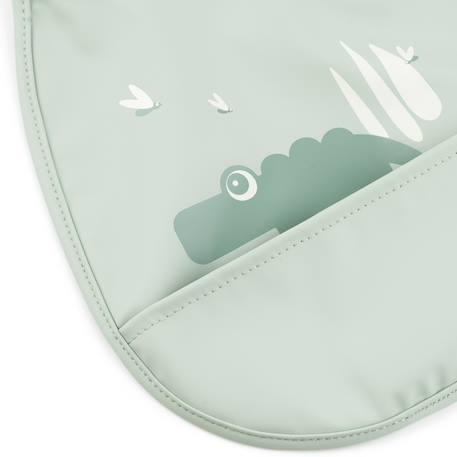 Bavoir petit lot de 2 happy clouds rose Rose, blanc+Vert, blanc 9 - vertbaudet enfant 