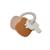 Anneau de dentition en silicone Marron, gris, blanc 2 - vertbaudet enfant 