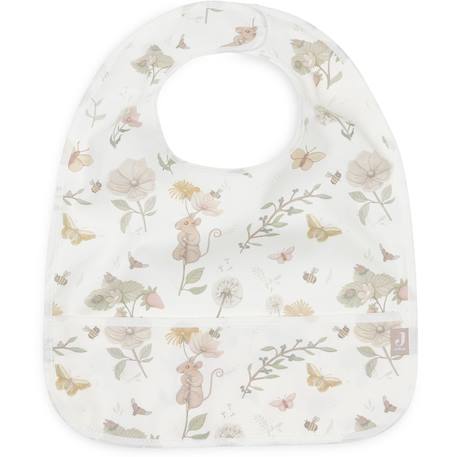 Lot de 2 bavoirs imperméables Beige, blanc+Blanc, vert, jaune+Ecru, marron+Ecru, vert+Marron chataigne+Rose des bois 8 - vertbaudet enfant 