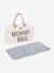 Sac à langer Mommy Bag large blanc cassé+noir or 3 - vertbaudet enfant 