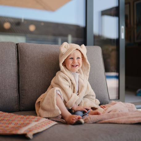 Peignoir bear fog (2-4 ans) Beige+Vert 2 - vertbaudet enfant 