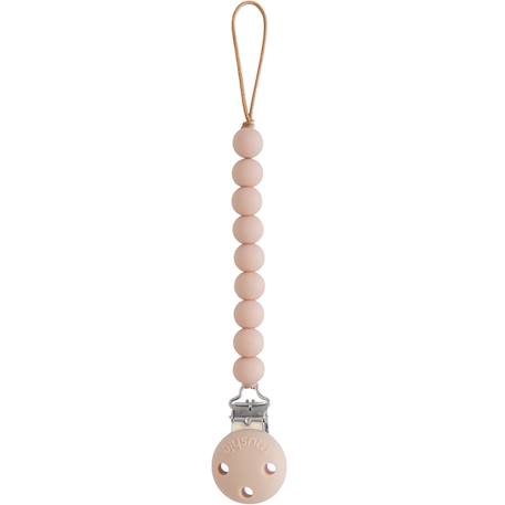 Attache sucette en silicone Beige foncé+Beige, écru+Bleu+Bois+Ecru+Jaune+Pierre+Rose+Thym séché+Vert d'eau 24 - vertbaudet enfant 