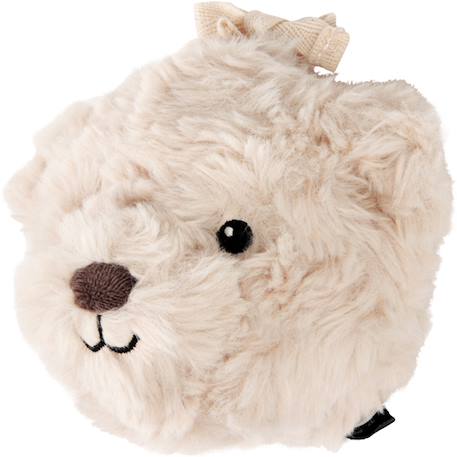 Peluche bruit blanc à suspendre lou beige (8 cm) Avoine+Beige, noir+Marron, noir 8 - vertbaudet enfant 
