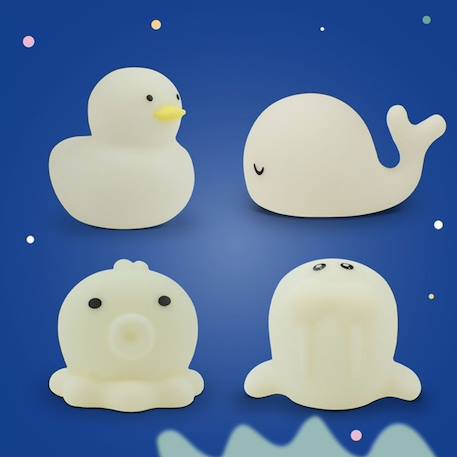 Jouets de bain lumineux sea Blanc 4 - vertbaudet enfant 