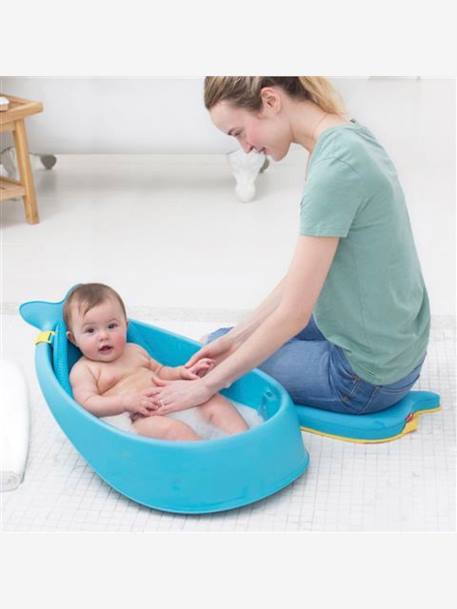 Baignoire évolutive Moby de bleu+GRIS 8 - vertbaudet enfant 