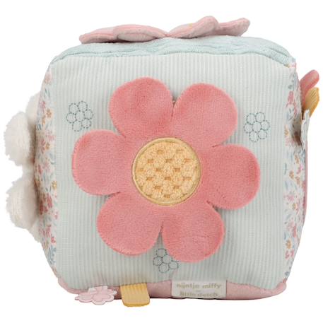 Cube d'activités soft miffy lucky blossom Bleu, rose, gris, beige 3 - vertbaudet enfant 