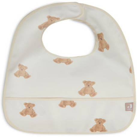 Lot de 2 bavoirs imperméables Beige, blanc+Blanc, vert, jaune+Ecru, marron+Ecru, vert+Marron chataigne+Rose des bois 15 - vertbaudet enfant 