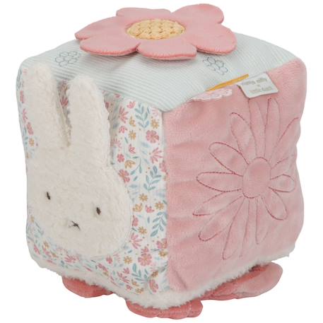 Cube d'activités soft miffy lucky blossom Bleu, rose, gris, beige 2 - vertbaudet enfant 