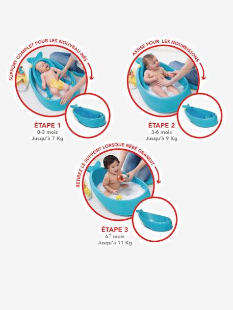 Baignoire évolutive Moby de bleu+GRIS 6 - vertbaudet enfant 
