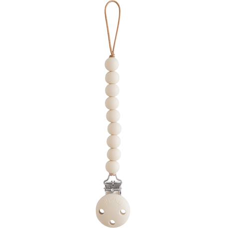 Attache sucette en silicone Beige foncé+Beige, écru+Bleu+Bois+Ecru+Jaune+Pierre+Rose+Thym séché+Vert d'eau 14 - vertbaudet enfant 