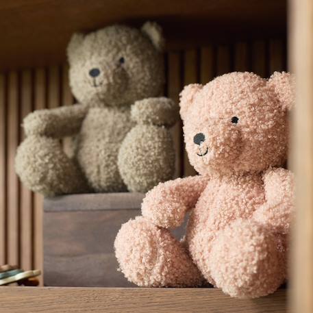 Peluche ours teddy bear olive green (25 cm) Beige clair+Gris+Marron clair+Rose, noir 11 - vertbaudet enfant 
