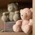 Peluche ours teddy bear olive green (25 cm) Beige clair+Gris+Marron clair+Rose, noir 11 - vertbaudet enfant 