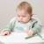 Bavoir petit lot de 2 happy clouds rose Rose, blanc+Vert, blanc 11 - vertbaudet enfant 