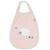 Bavoir élastique tiny farm rose Rose+Sable 1 - vertbaudet enfant 