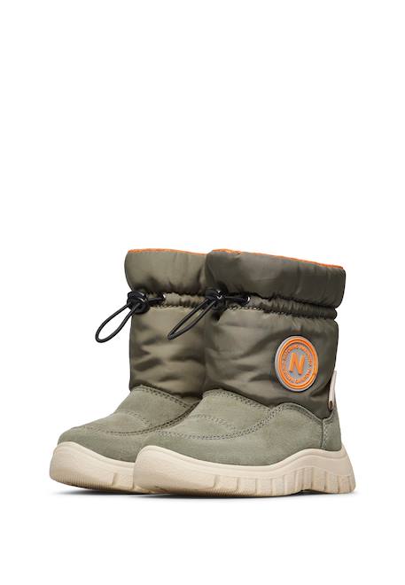 Bottes en suède et tissu technique varna 2 wp. Vert olive- 5 - vertbaudet enfant 