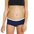 Lot de 4 culottes maxi format Uni bleu minuit-imprimé texte-uni bubble gum 3 - vertbaudet enfant 