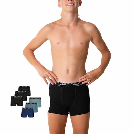 Lot de 6 boxers my petit prix Noir-marine-bleu+Noir-noir-noir-marine-noir-bleu 4 - vertbaudet enfant 