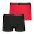 Lot de 2 boxers garçon ecopack Noir-rouge 1 - vertbaudet enfant 