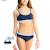 Lot de 2 brassières coton ultra doux Blanc-gris chiné+Blanc-rose pastel+Bleu titane-gris chiné 11 - vertbaudet enfant 