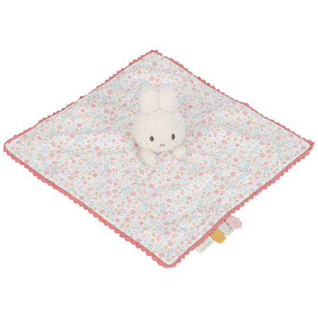 Doudou carré miffy lucky leaves Rose, beige 2 - vertbaudet enfant 