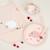 Bavoir élastique tiny farm rose Rose+Sable 2 - vertbaudet enfant 