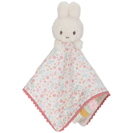 Doudou carré miffy lucky leaves Rose, beige 1 - vertbaudet enfant 