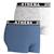 Lot de 2 boxers garçon easy color athena Bleu minéral-gris chiné+Noir 2 - vertbaudet enfant 