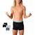 Lot de 4 boxers garçon easy color athena Noir-bleu-chiné 4 - vertbaudet enfant 