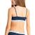 Lot de 2 brassières coton ultra doux Blanc-gris chiné+Blanc-rose pastel+Bleu titane-gris chiné 12 - vertbaudet enfant 
