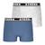 Lot de 2 boxers garçon easy color athena Bleu minéral-gris chiné+Noir 1 - vertbaudet enfant 