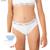 Lot de 2 slips fille coton ultra doux Blanc-bleu pastel+Blanc-gris chiné 2 - vertbaudet enfant 