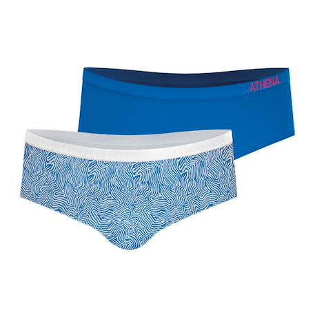 Fille-Lot de 2 boxers sans couture fashion