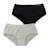 Lot de 2 boxers fille sans couture fashion  fille Gris chiné-noir 3 - vertbaudet enfant 