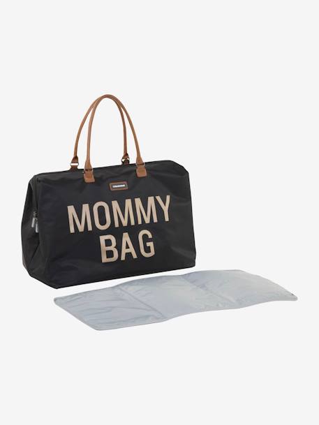 Sac à langer Mommy Bag large blanc cassé+noir or 9 - vertbaudet enfant 