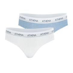 Lot de 2 slips fille coton ultra doux  - vertbaudet enfant