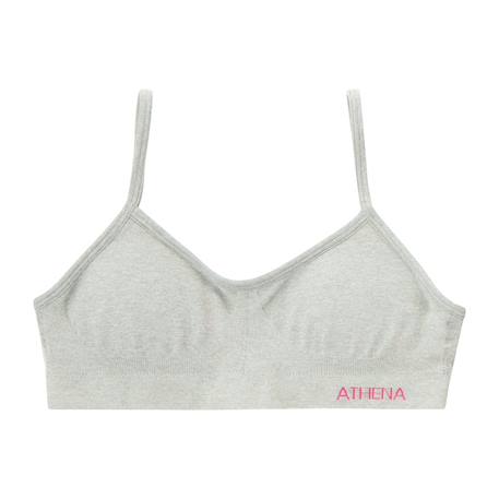 Brassière à coques amovibles fille sans couture fashion athena fille Beige+Gris chiné 7 - vertbaudet enfant 
