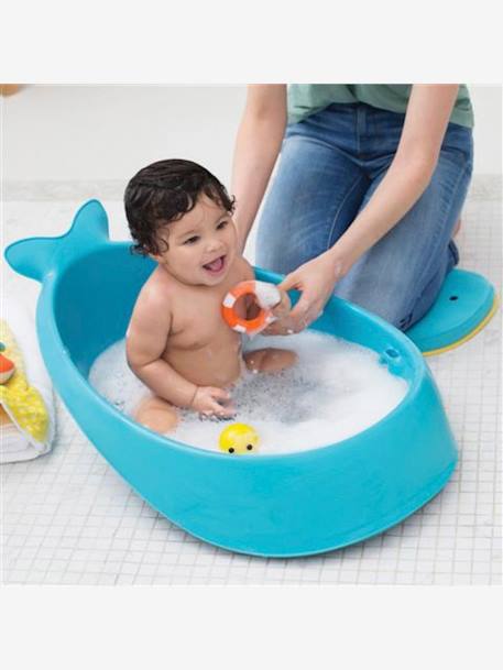 Baignoire évolutive Moby de bleu+GRIS 2 - vertbaudet enfant 